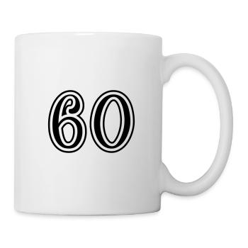 60 Number number - Mug - white - Right