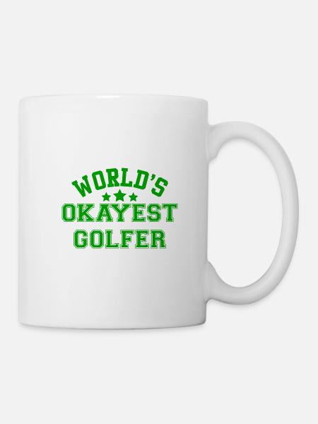 WELTBESTER GOLFER GOLF SPORT BESTEN SPRUCH MOTIV - Tasse - Weiß