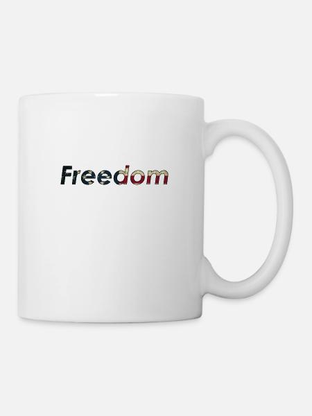 Freedom USA - Tasse - Weiß