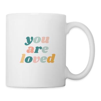 Du wirst geliebt - Christian - Tasse - Weiß - Rechts