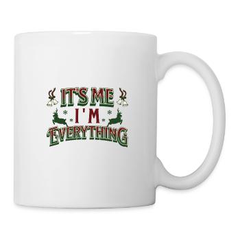 Ich bin's, ich bin alles, Paar, das zu Weihnachten passt - Tasse - Weiß - Rechts