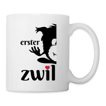 Monster Smuffel erster Zwilling geteilt - Tasse - Weiß - Rechts