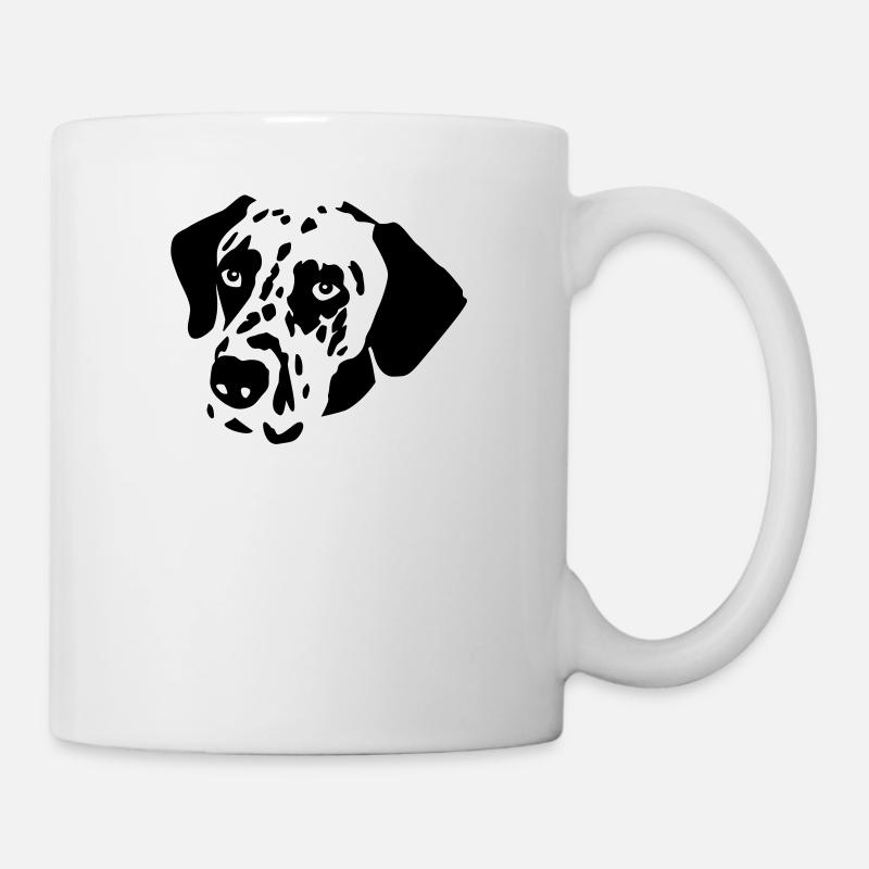 Dalmatiner Hund - Tasse - Weiß