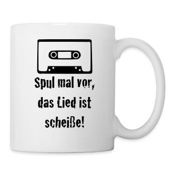 Reel times before, the song is shit! Cassette old - Mug - white - Right