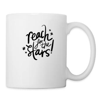 Greifen Sie nach den Sternen - Tasse - Weiß - Rechts