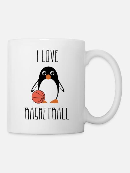 I love Basketball - Mug - white