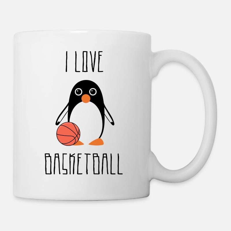 J'aime le basket - Mug blanc - blanc