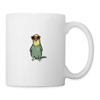 Funky Budgie - Mug blanc - blanc - Droite