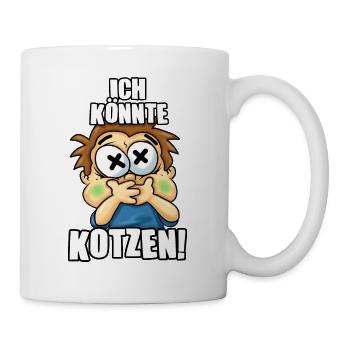 Ich könnte kotzen! - Tasse - Weiß - Rechts