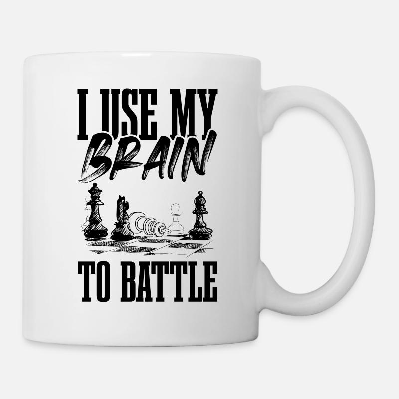 jeu d’échecs - Mug blanc - blanc