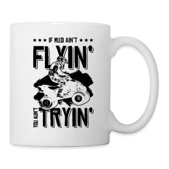 freestyle Quadrillage - Mug blanc - blanc - Droite