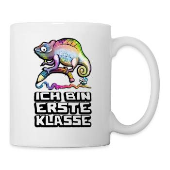 Ich bin erste Klasse - Tasse - Weiß - Rechts