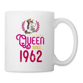 1962 Queen Einhorn - Mug blanc - blanc - Droite