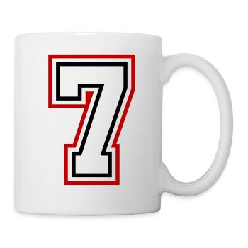 7 Number number - Mug - white - Right