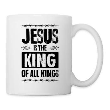 Jesus is King - Tasse - Weiß - Rechts