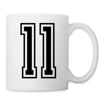 11 Number number - Mug - white - Right
