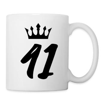 41 Couronne numérique - Mug blanc - blanc - Droite