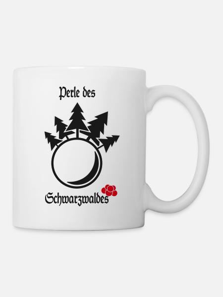 Perle des Schwarzwaldes - Tasse - Weiß