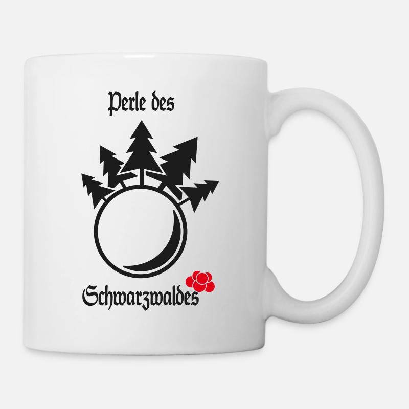 Perle des Schwarzwaldes - Tasse - Weiß