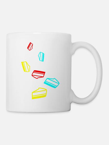 Kuchen käsekuchen - Tasse - Weiß