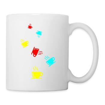 Tasse à café - Mug blanc - blanc - Droite