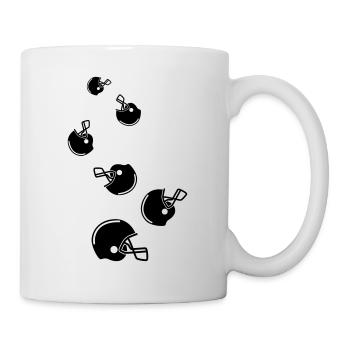 Icône Casque de football - Mug blanc - blanc - Droite