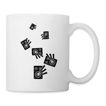 Speakers music symbol - Mug - white - Right