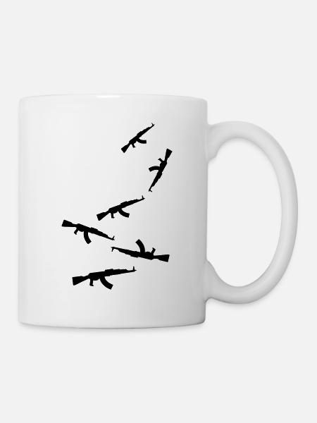Gewehr icon symbol - Tasse - Weiß