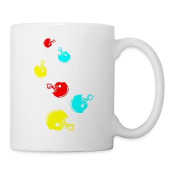 Icône Casque de football - Mug blanc - blanc - Droite