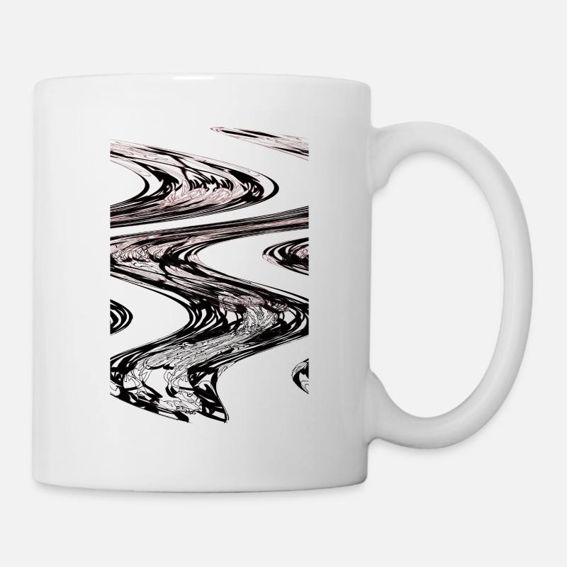 Abstract No. 54 (Tarred road) - Mug - white