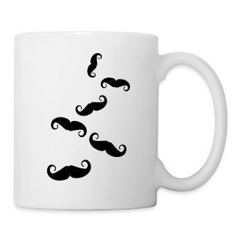 Moustache symbol - Mug - white - Right