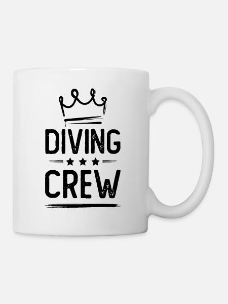 Diving Crew - Tasse - Weiß