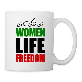 Women life freedom iran - Mug - white - Right
