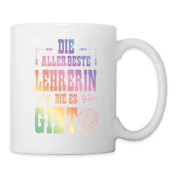 Allerbeste Lehrerin - Tasse - Weiß - Rechts