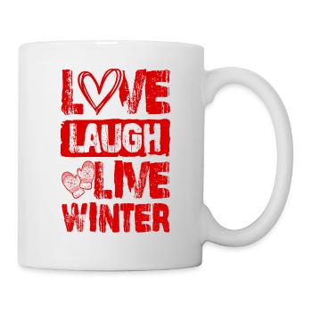 Love Live Winter - Mug blanc - blanc - Droite