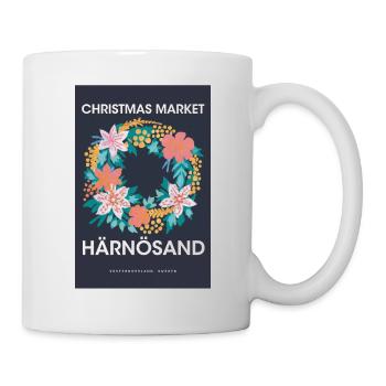 Weihnachtsmarkt Harnosand Poster Sweden 1960 - Tasse - Weiß - Rechts