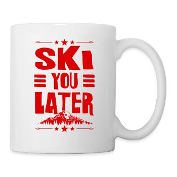 Ski Skiing - Mug - white - Right