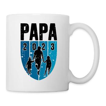 DAD SINCE 2023 FATHER'S DAY FATHER TWO CHILDREN - Mug - white - Right