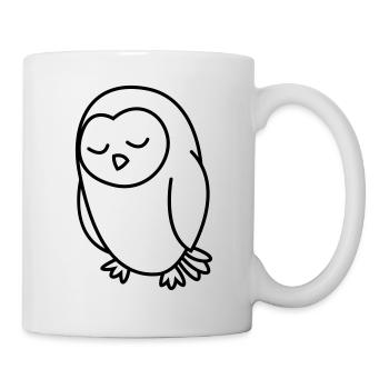 Owl Comic Animal - Mug - white - Right