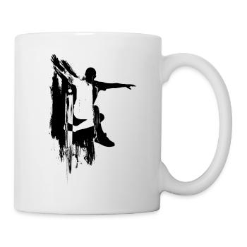 Footbag Hacky Sack Noir - Mug blanc - blanc - Droite