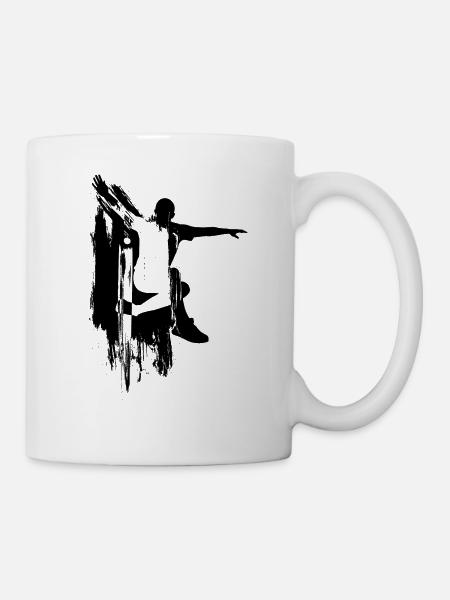 Footbag Hacky Sack Noir - Mug blanc - blanc
