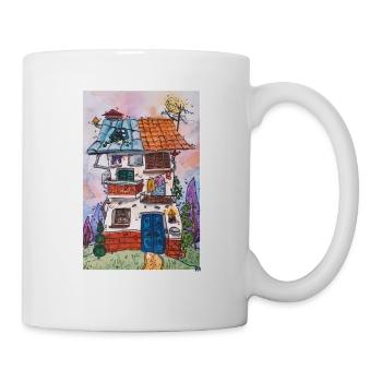 Watercolor - House - Mug - white - Right
