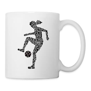 Soccer Player Symbols Women Soccer Player - Mug - white - Right