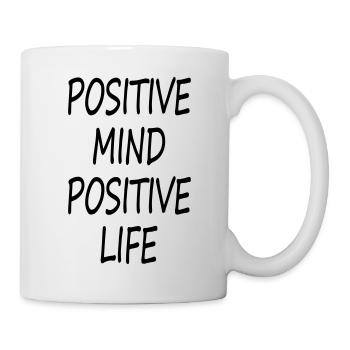 POSITIVE MIND POSITIVE LIFE - Tasse - Weiß - Rechts