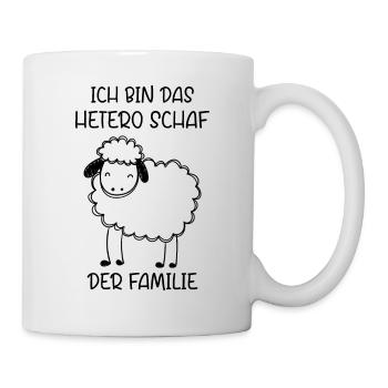 Ich bin das hetero Schaf der Familie - Tasse - Weiß - Rechts