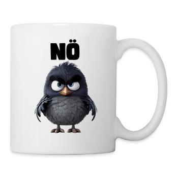 Rabe "NÖ" Design - Tasse - Weiß - Rechts