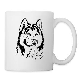 Siberian Husky Portrait Dogs Dog Wilsigns - Mug - white - Right