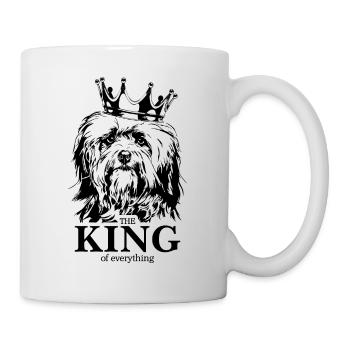 Havaneser King of everything Hunde Wilsigns - Tasse - Weiß - Rechts