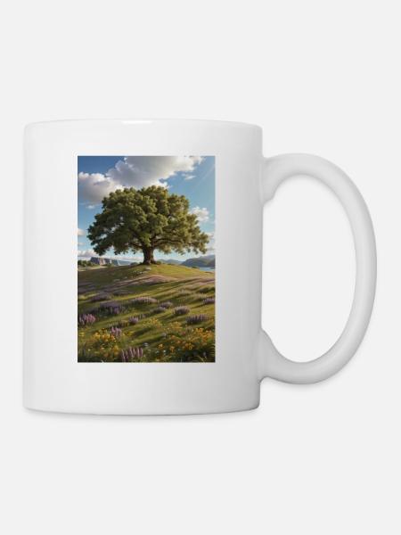 Tree, Wildflower Meadow - Mug - white