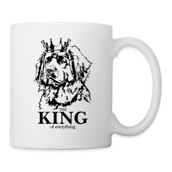 Leonberger King de tout Chiens Disant - Mug blanc - blanc - Droite